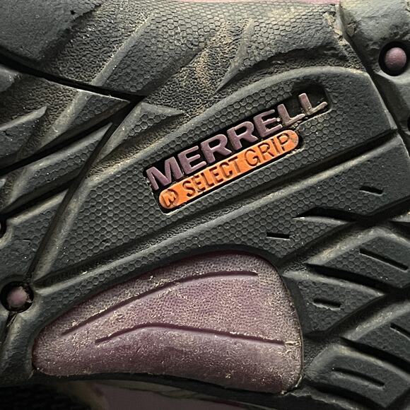 Merrell Shoes Womens Size 10 Gray Purple Waterproof Hiking M Select GRIP J24326 - Picture 6 of 9